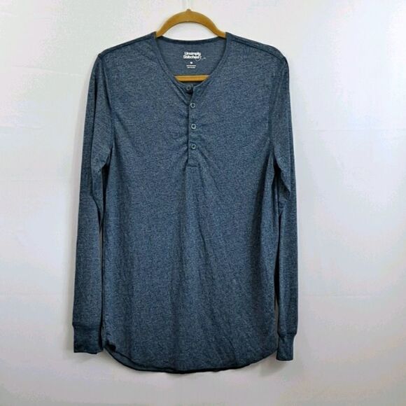 Mens space dyed henley shirt NWOT - Picture 1 of 9